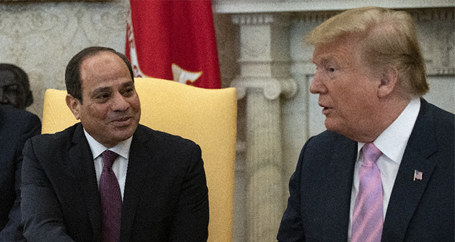 Trump, Sisi ile bir araya geldi