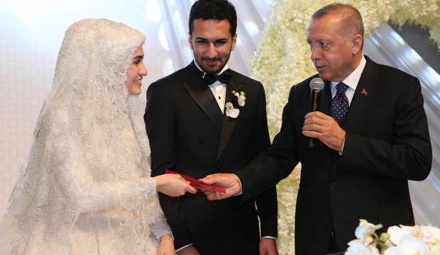 Başkan Erdoğan nikah şahidi oldu