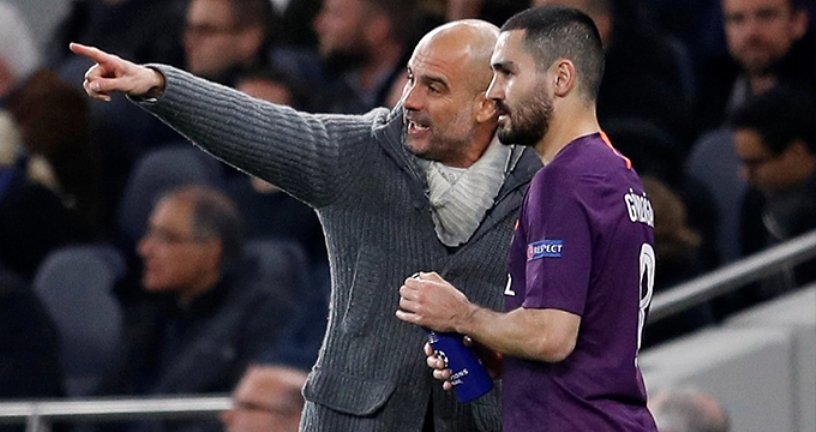 Tottenhama 1-0 Yenilen Manchester Cityde İlkay Gündoğan, Pep Guardiolaya Yüklendi